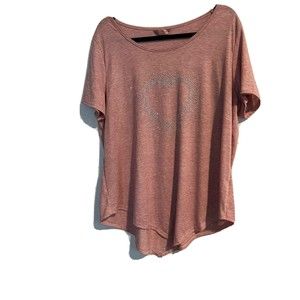 NWT SJS T- SHIRT TOP SIZE  2X PINK